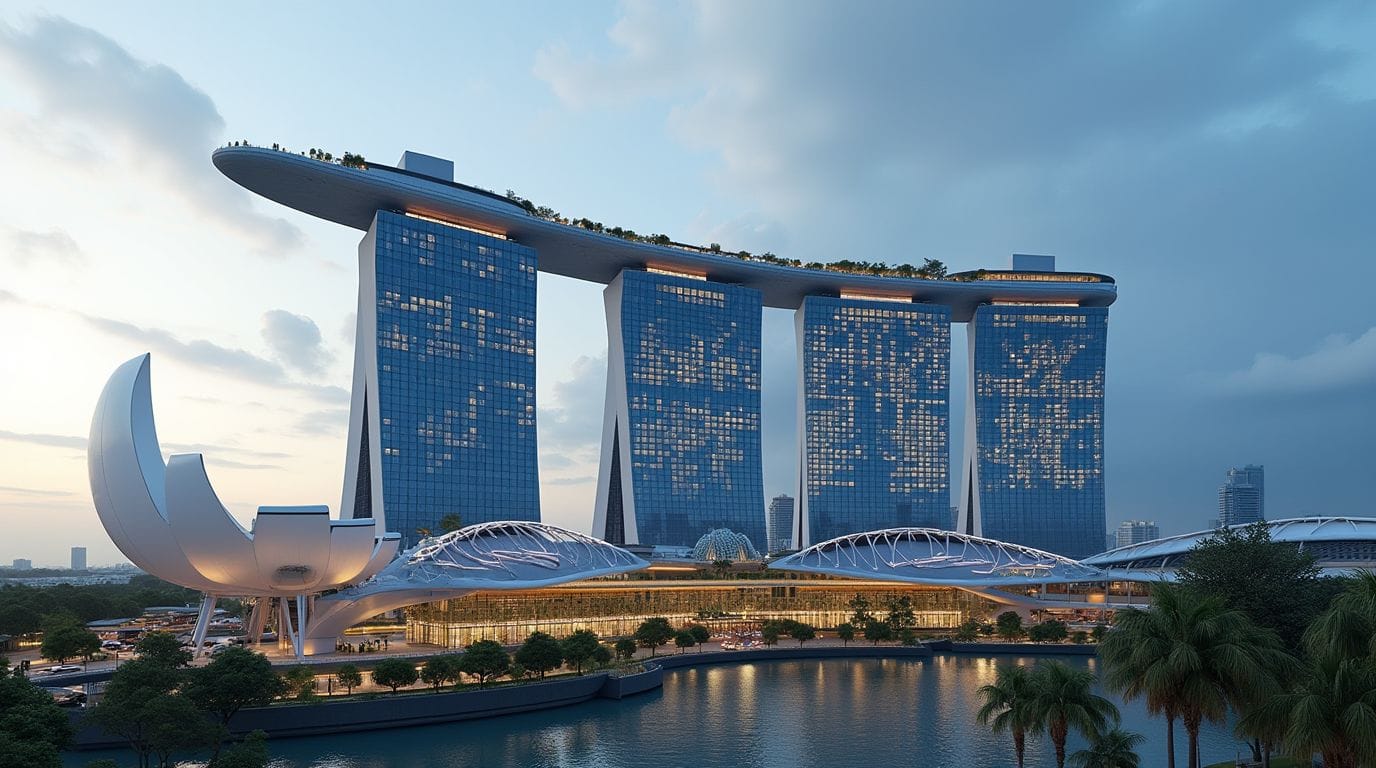 Modern building in Singapore