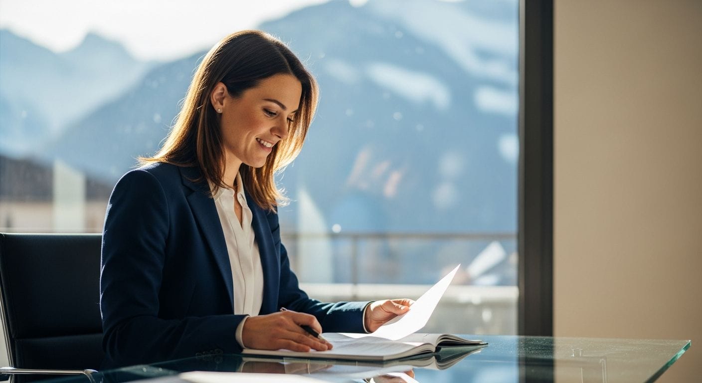 Swiss banking advisor helping foreign client choose the right Swiss bank — top Swiss banks for foreigners