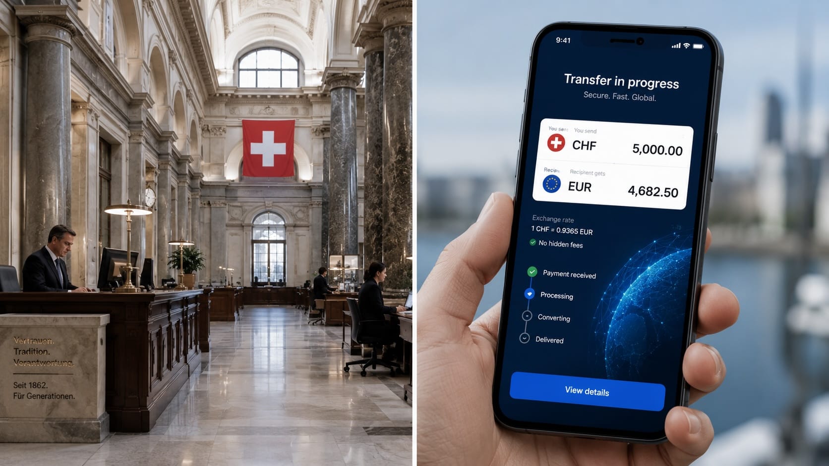 Switzerland Business Bank Account — Fintech vs Traditional Bank Fee Comparison 2026 Business bank account Switzerland — fintech vs traditional bank fee structure comparison for SMEs