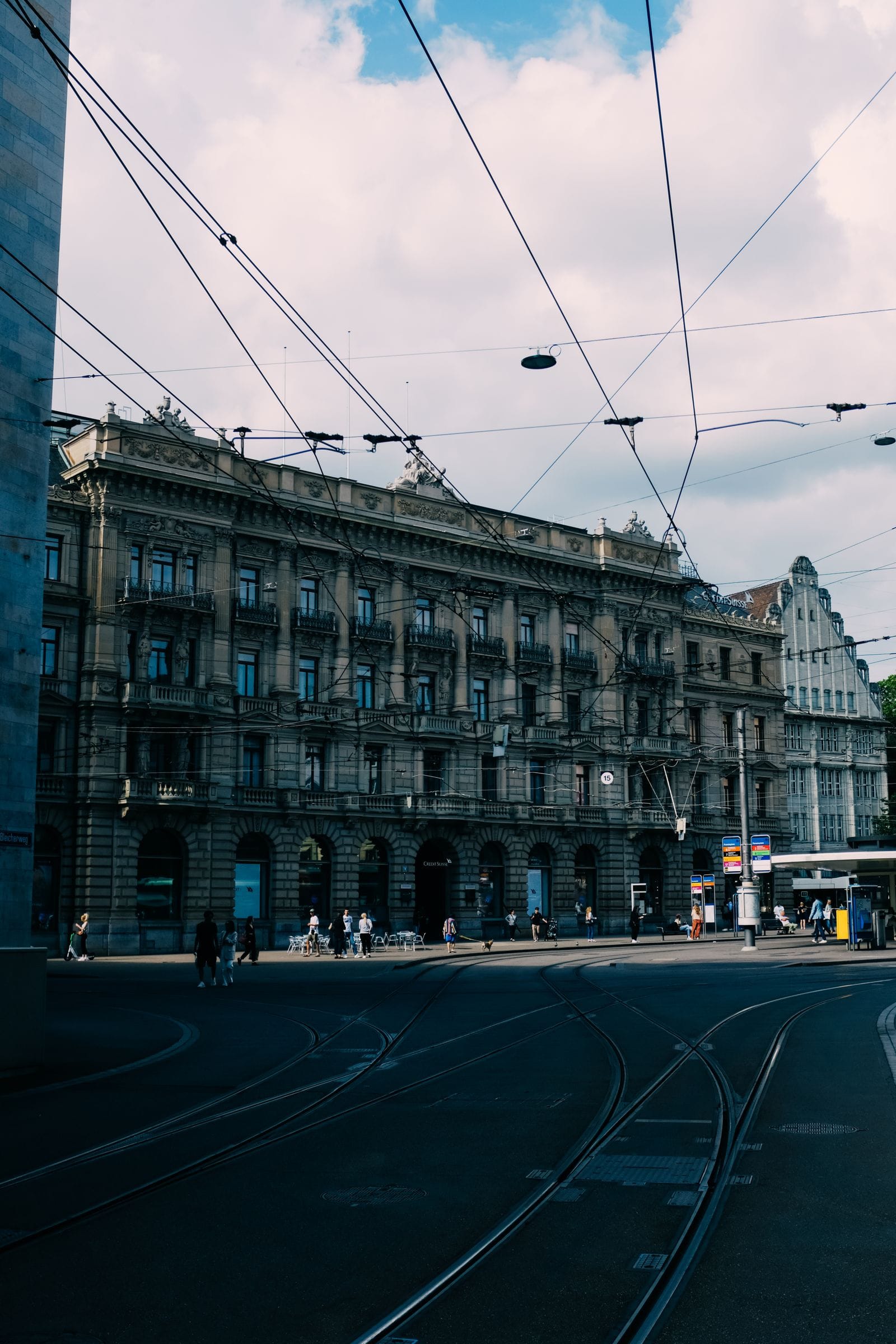 Zurich banking street near Bahnhofstrasse for LLB Switzerland relocation analysis