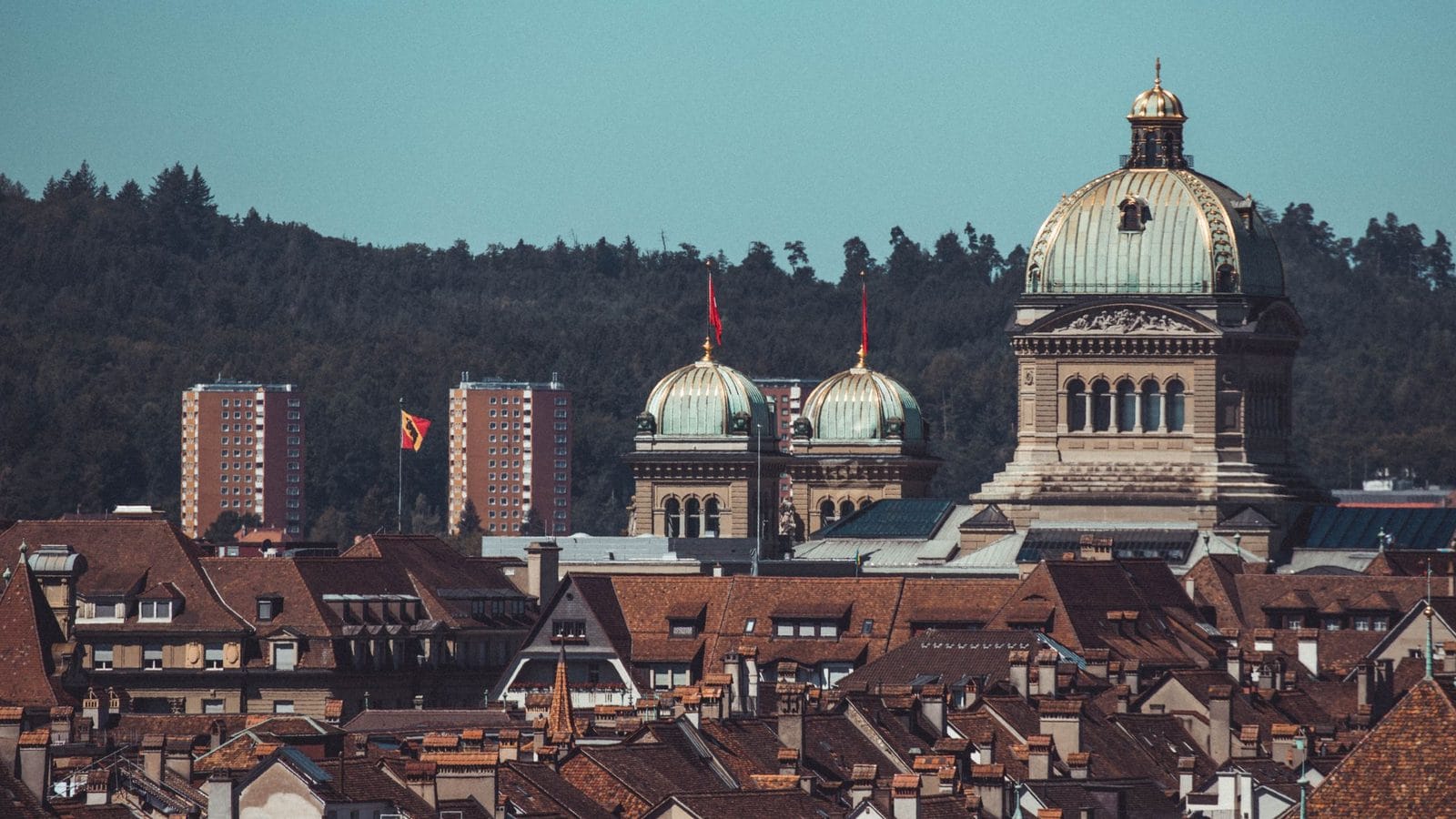 Swiss Federal Palace in Bern where Swiss banking laws and AML reforms are decided