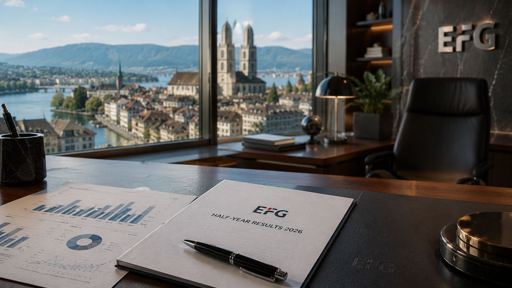 Private banking office in Zurich representing EFG International's 2026 growth