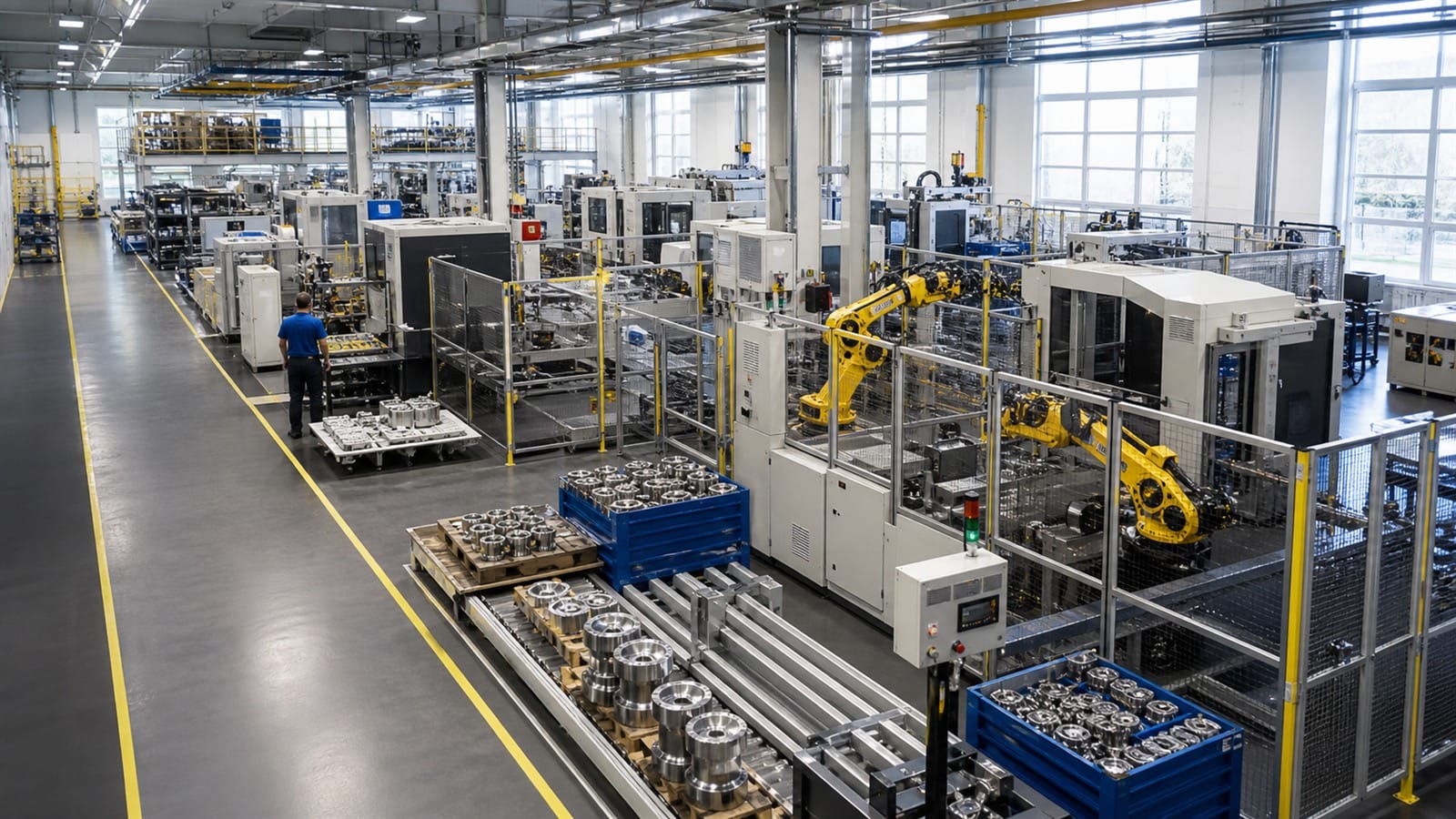 Precision manufacturing portfolio company operating a modern automated production line