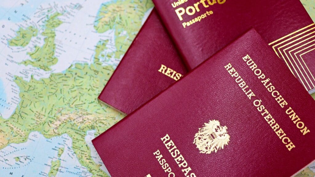 Private banker reviewing golden passport and residence documents for golden passports 2026