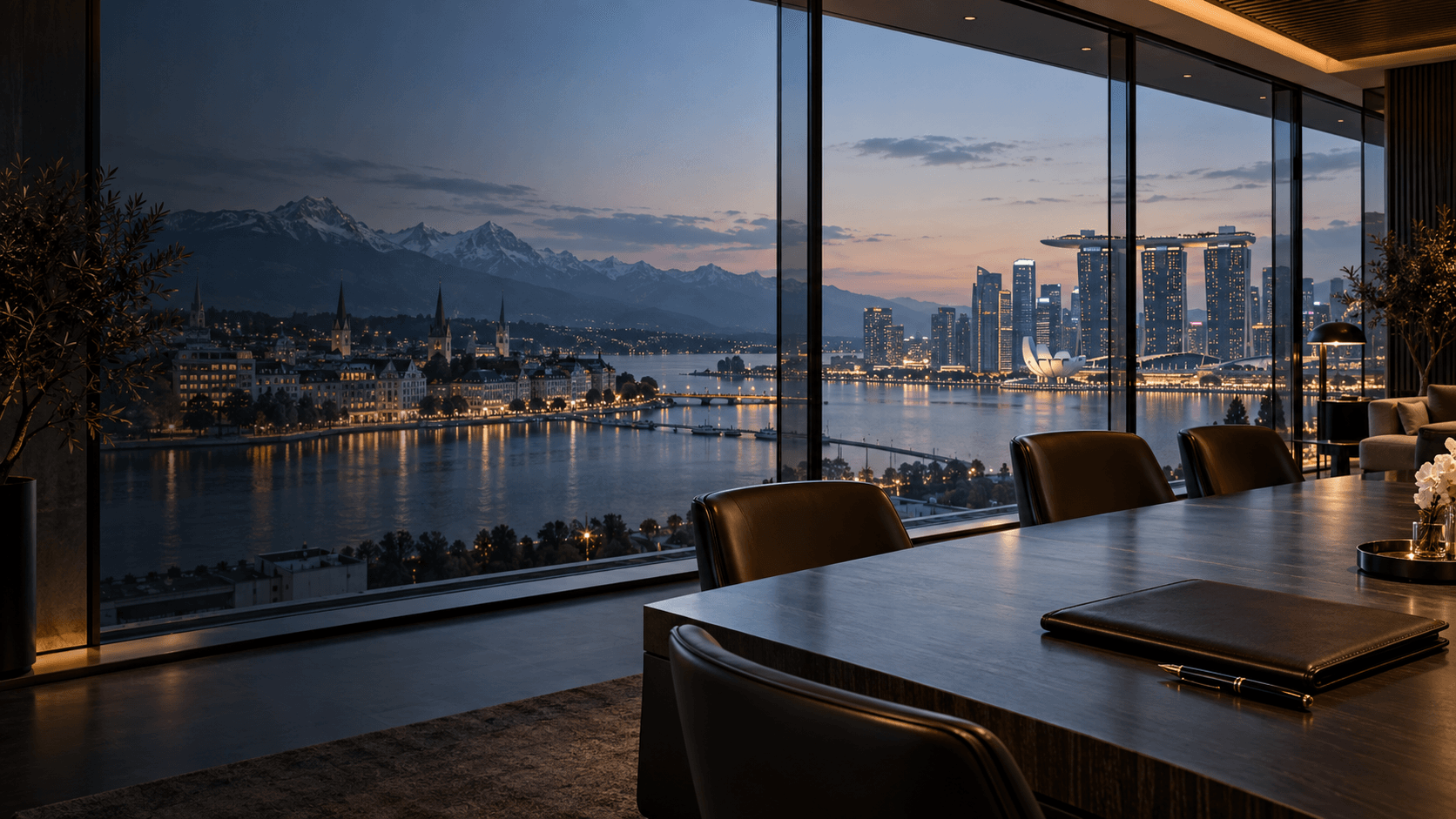 International private banking service connecting Swiss and Singapore financial centres